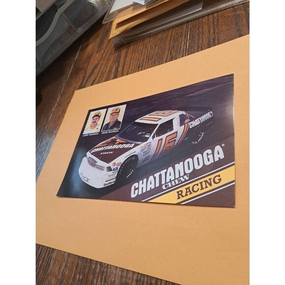 1989 Larry & David Pearson Chattanooga Chew NASCAR Driver Card #16 Vintage - Picture 2 of 3